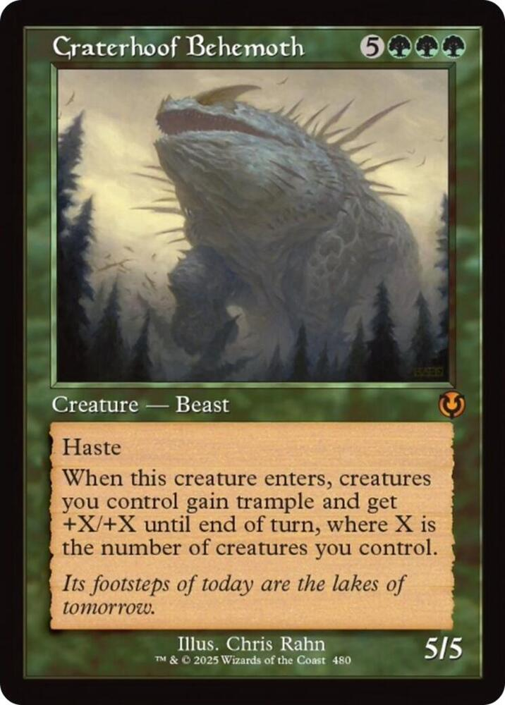Craterhoof Behemoth - Retro Frame Foil